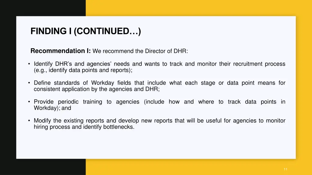 finding i continued 1