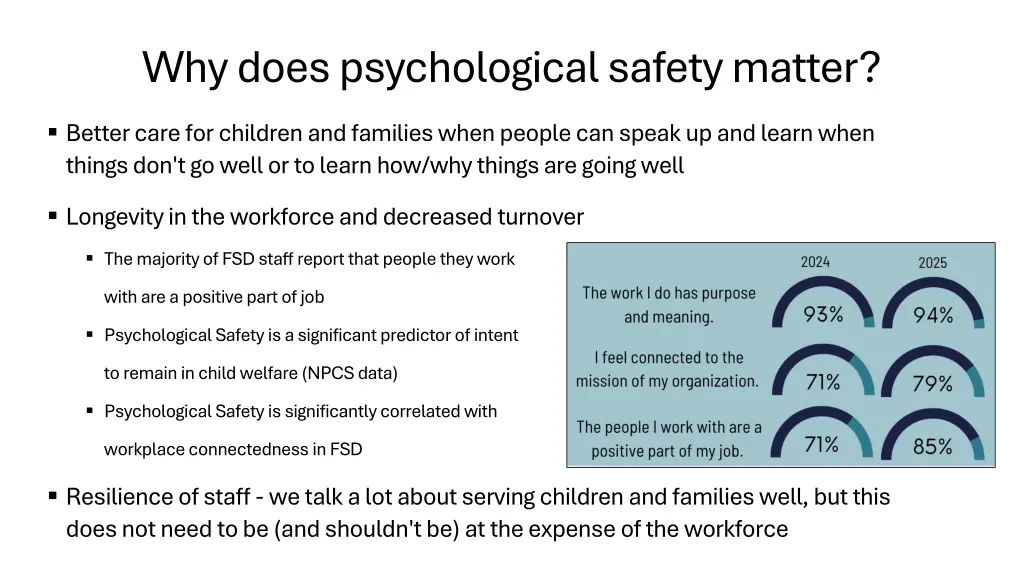 why does psychological safety matter