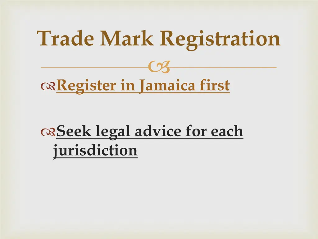 trade mark registration 1
