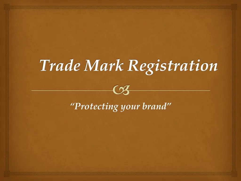 trade mark registration