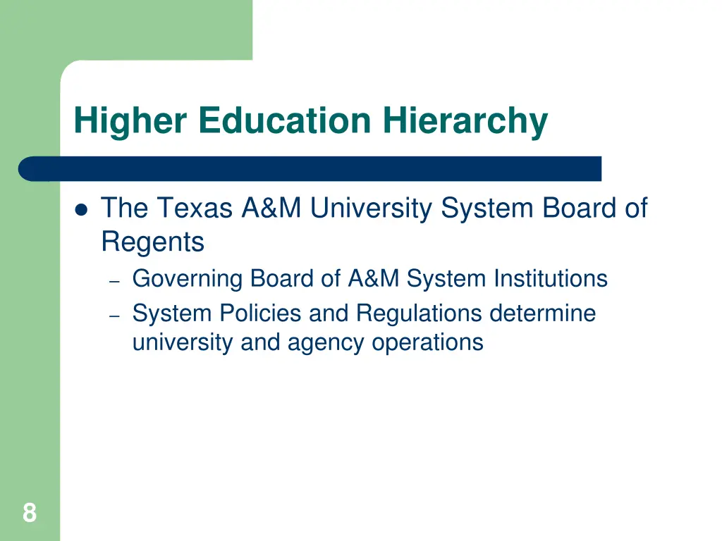 higher education hierarchy 2