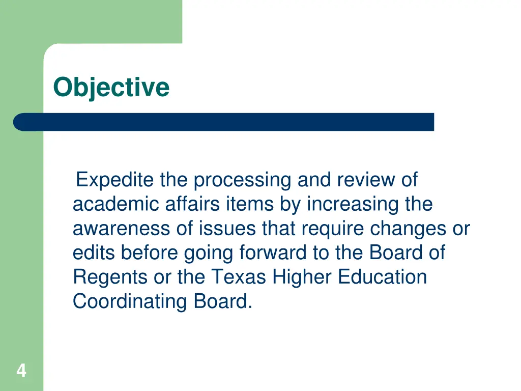 objective