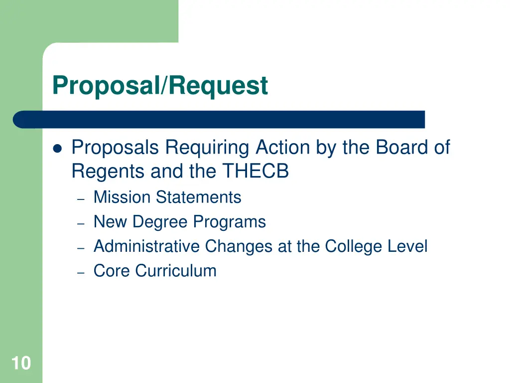proposal request