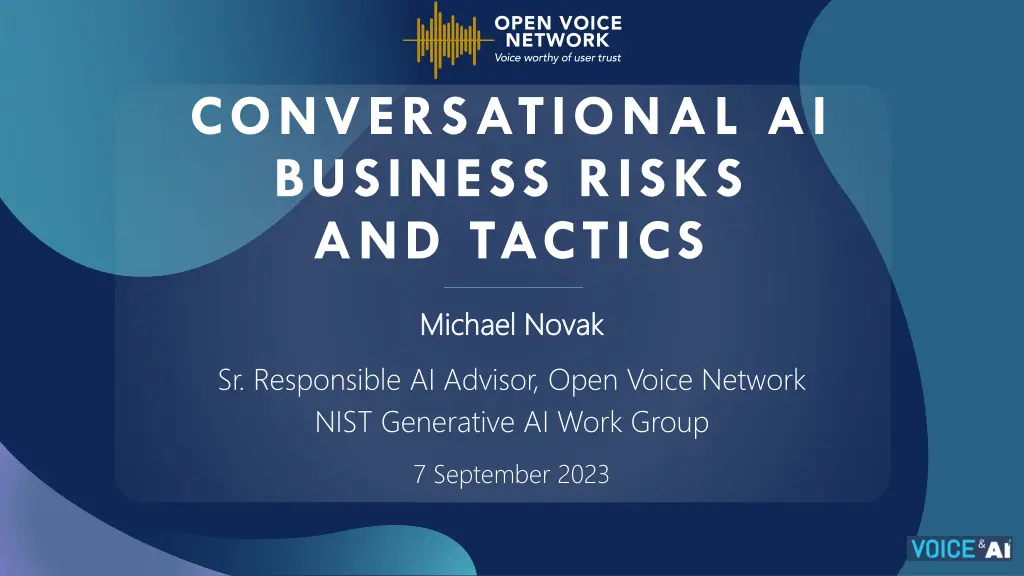 conversational ai business risks and tactics