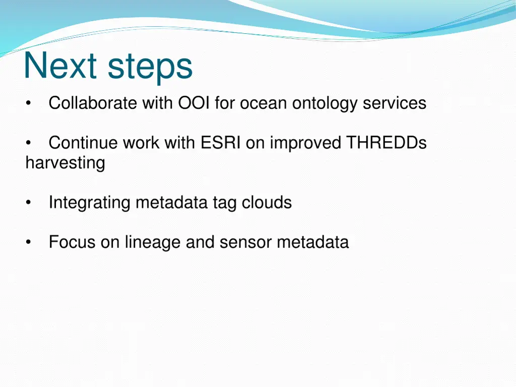 next steps collaborate with ooi for ocean
