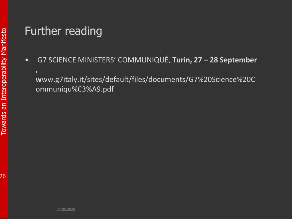further reading