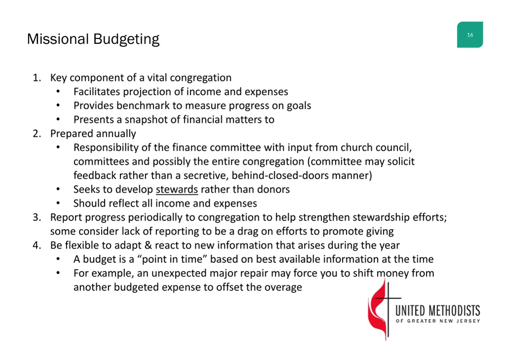missional budgeting
