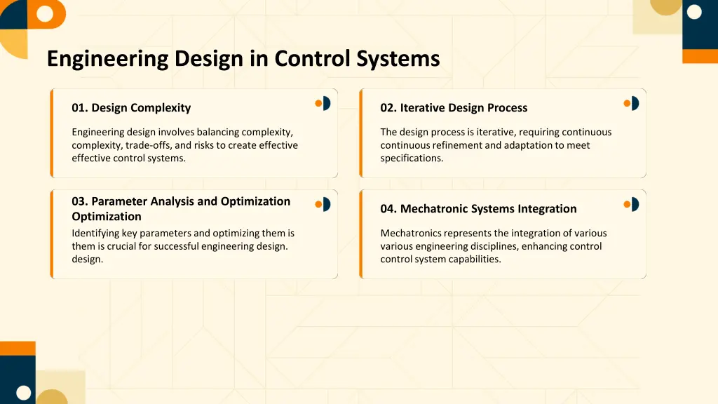 engineering design in control systems