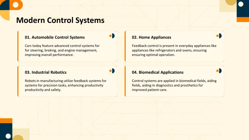 modern control systems