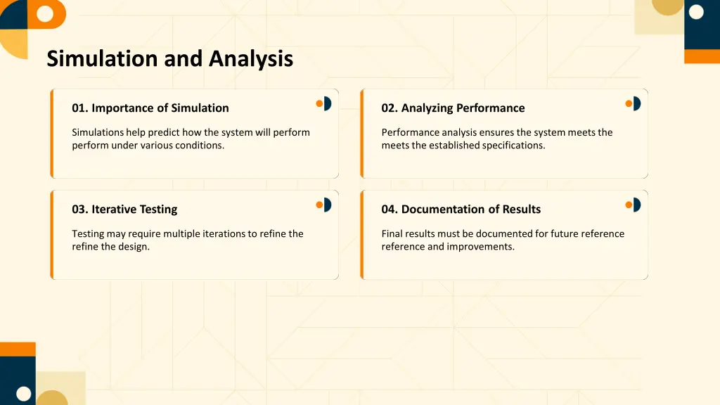 simulation and analysis