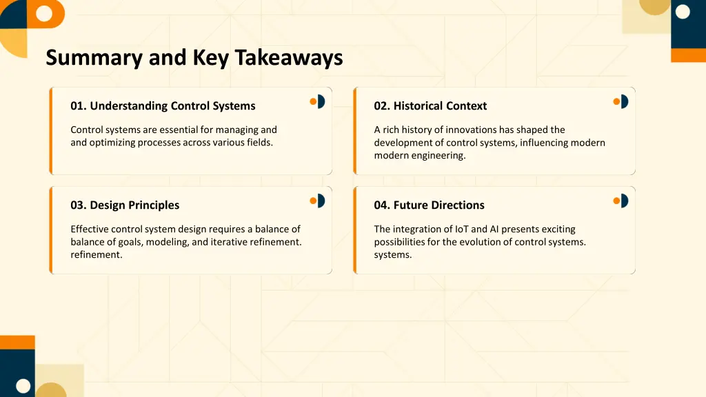 summary and key takeaways