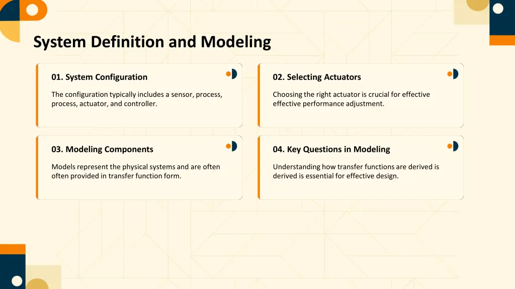system definition and modeling