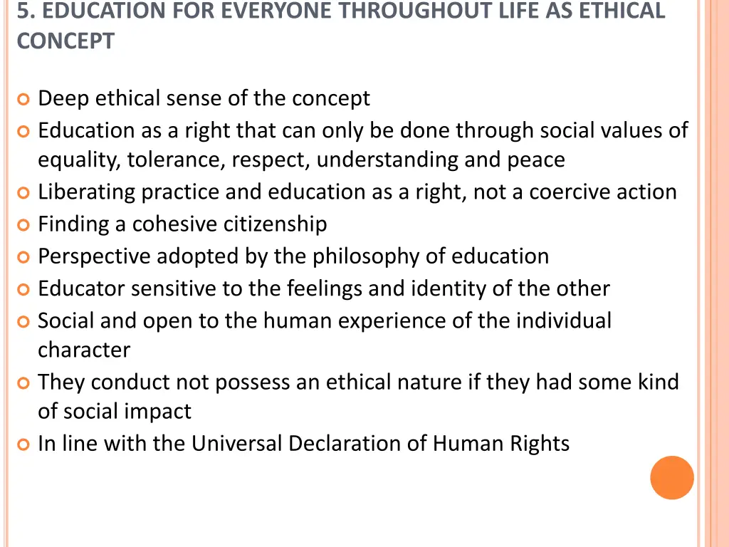 5 education for everyone throughout life