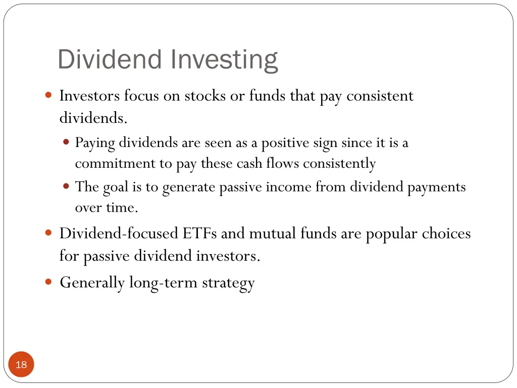 dividend investing
