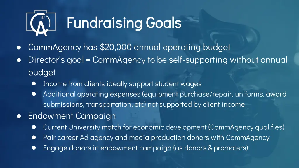 fundraising goals fundraising goals