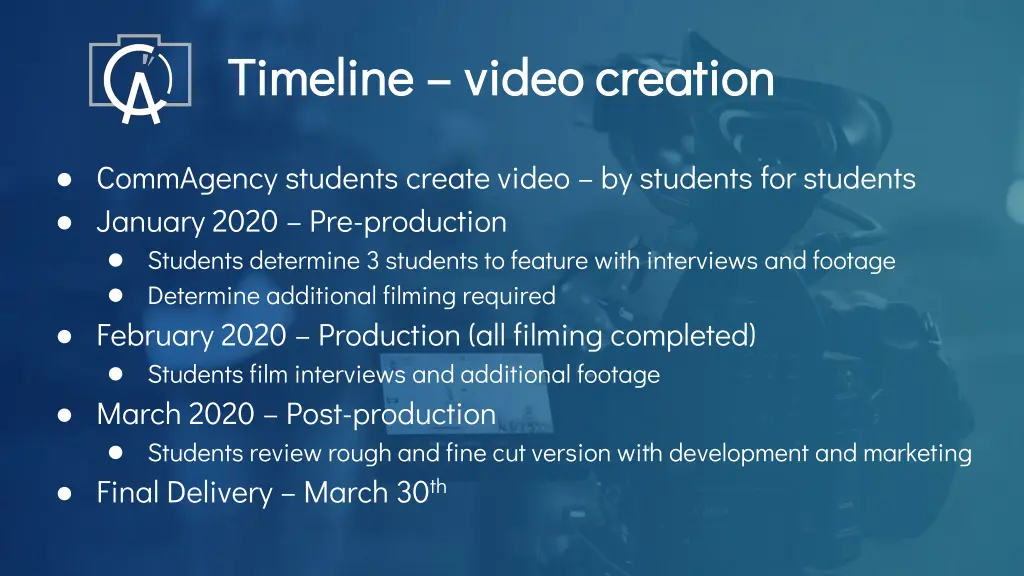 timeline timeline video creation video creation
