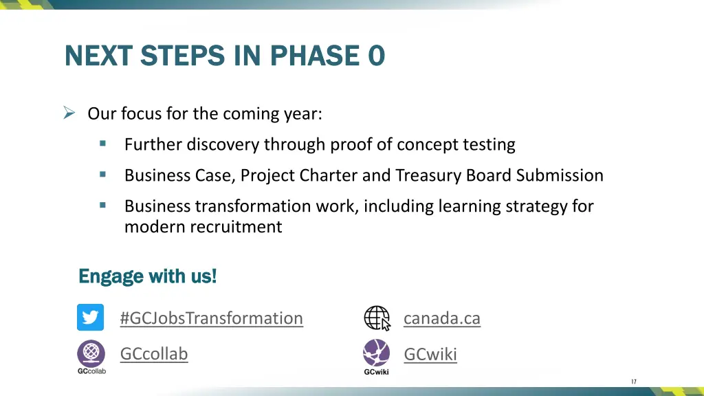 next steps in phase 0 next steps in phase 0