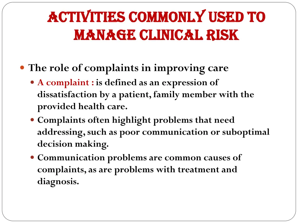 activities commonly used to activities commonly 1