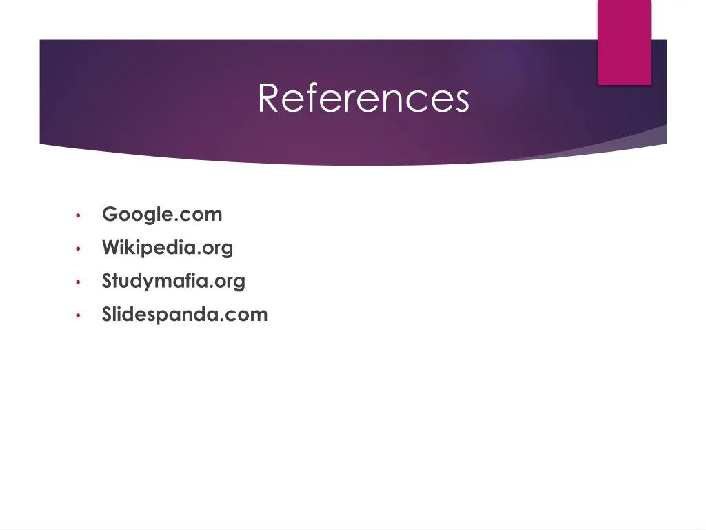 references