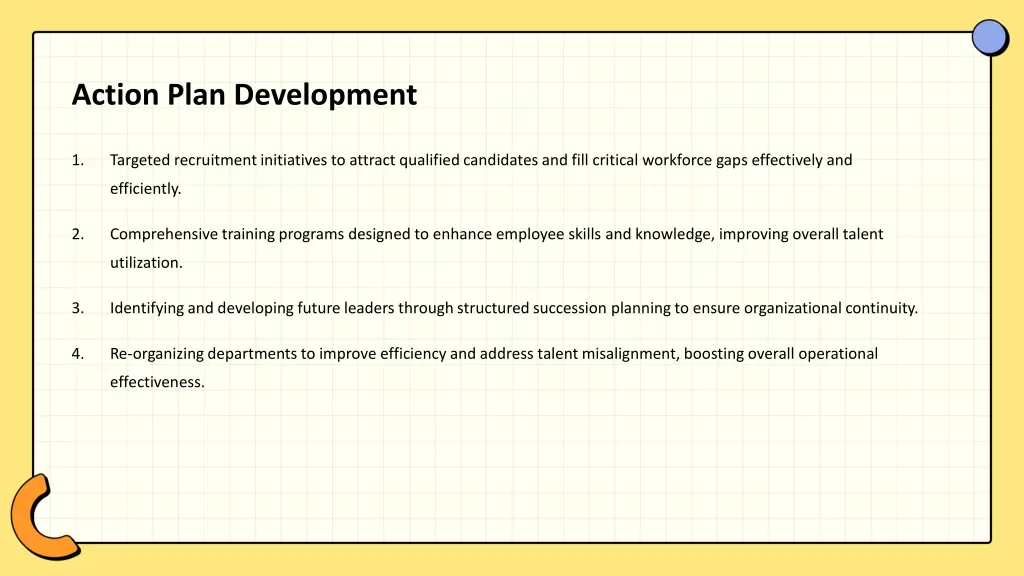 action plan development