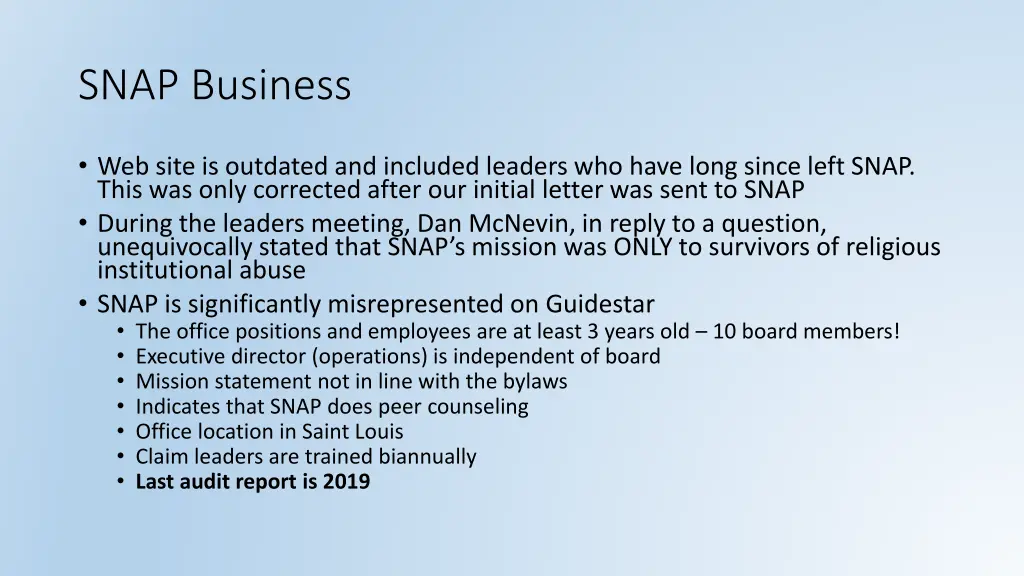 snap business