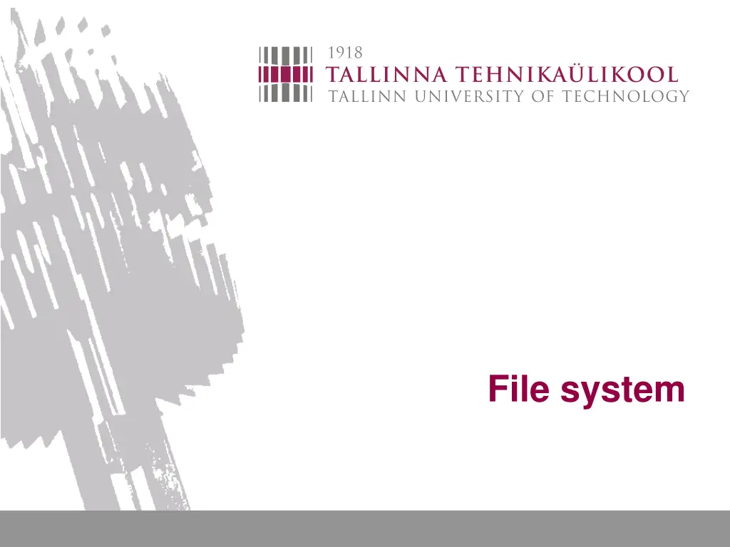 file system