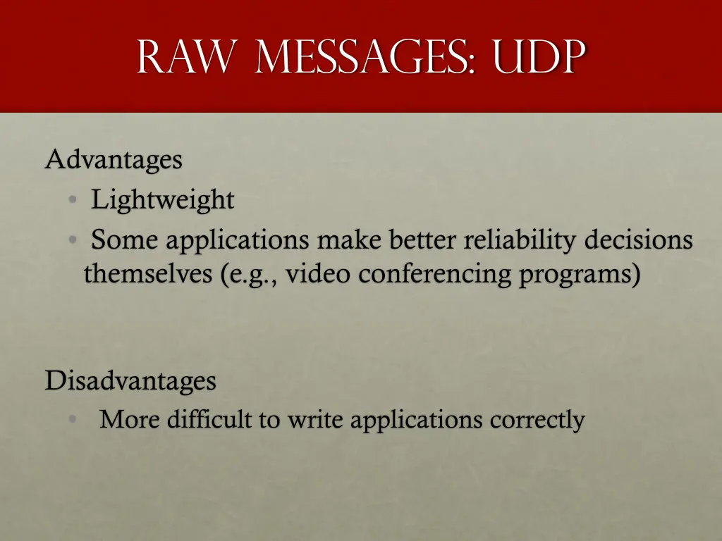 raw messages udp 1