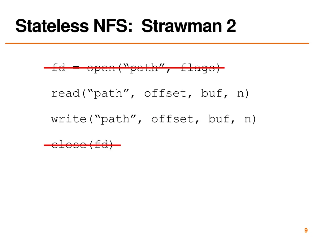 stateless nfs strawman 2