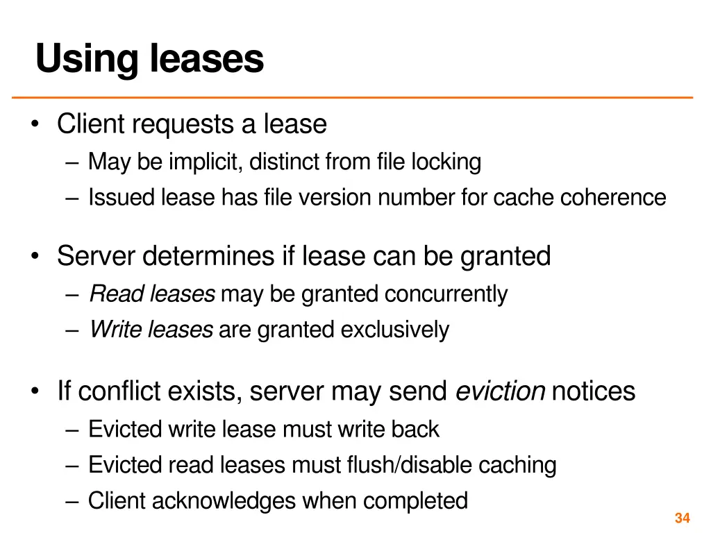 using leases