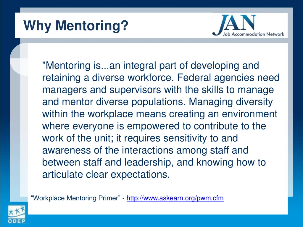 why mentoring 1