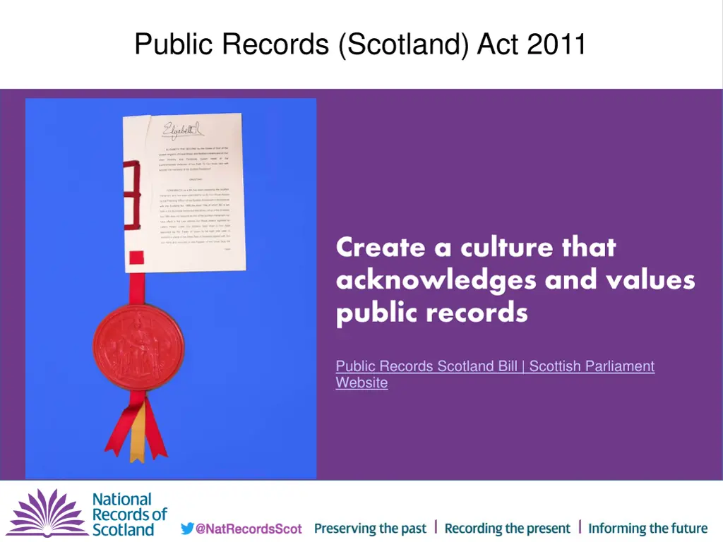 public records scotland act 2011