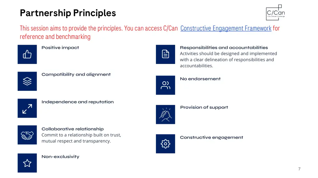 partnership principles