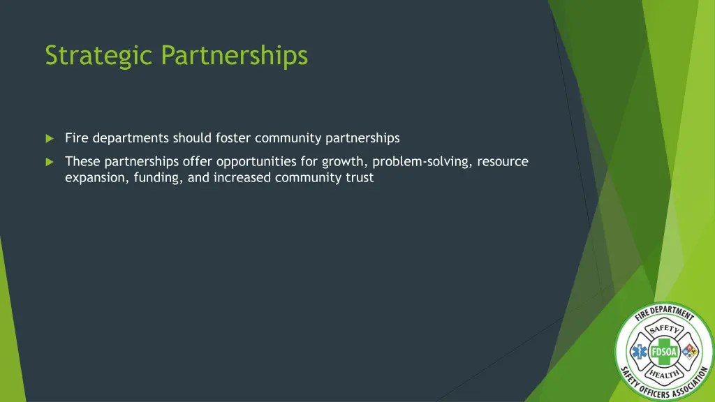 strategic partnerships