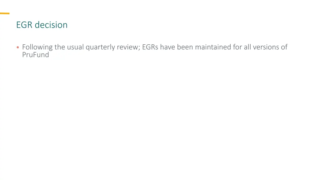 egr decision