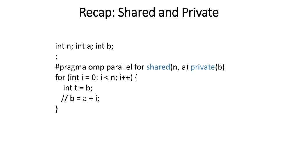 recap shared and private recap shared and private