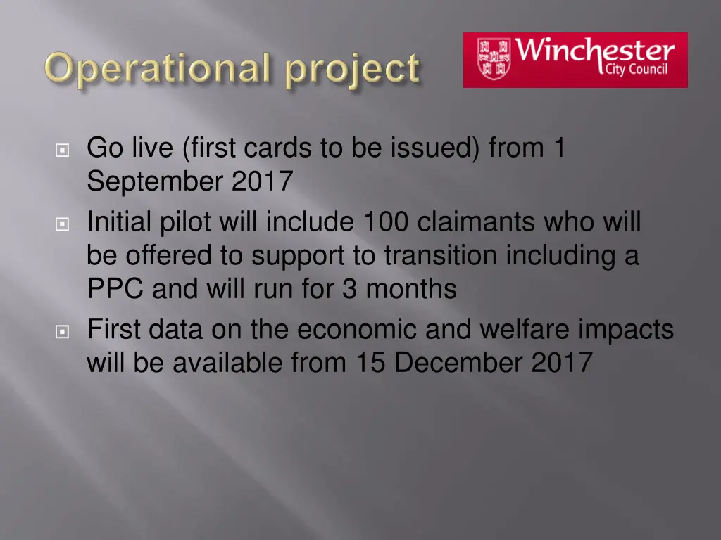 go live first cards to be issued from 1 september
