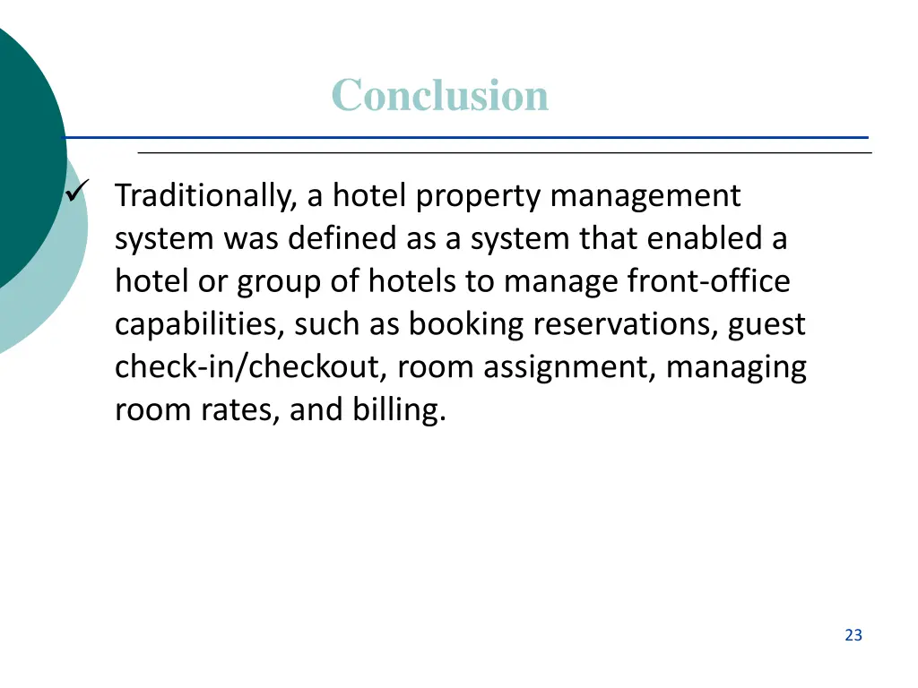 conclusion