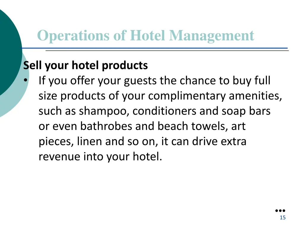 operations of hotel management 7