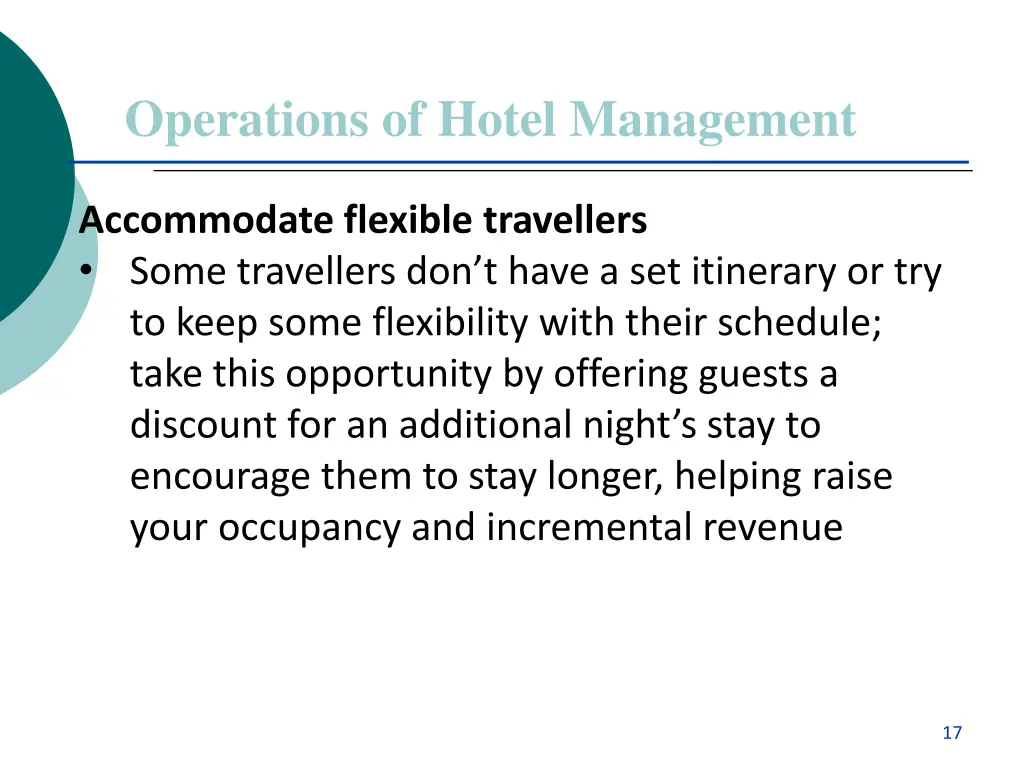 operations of hotel management 9
