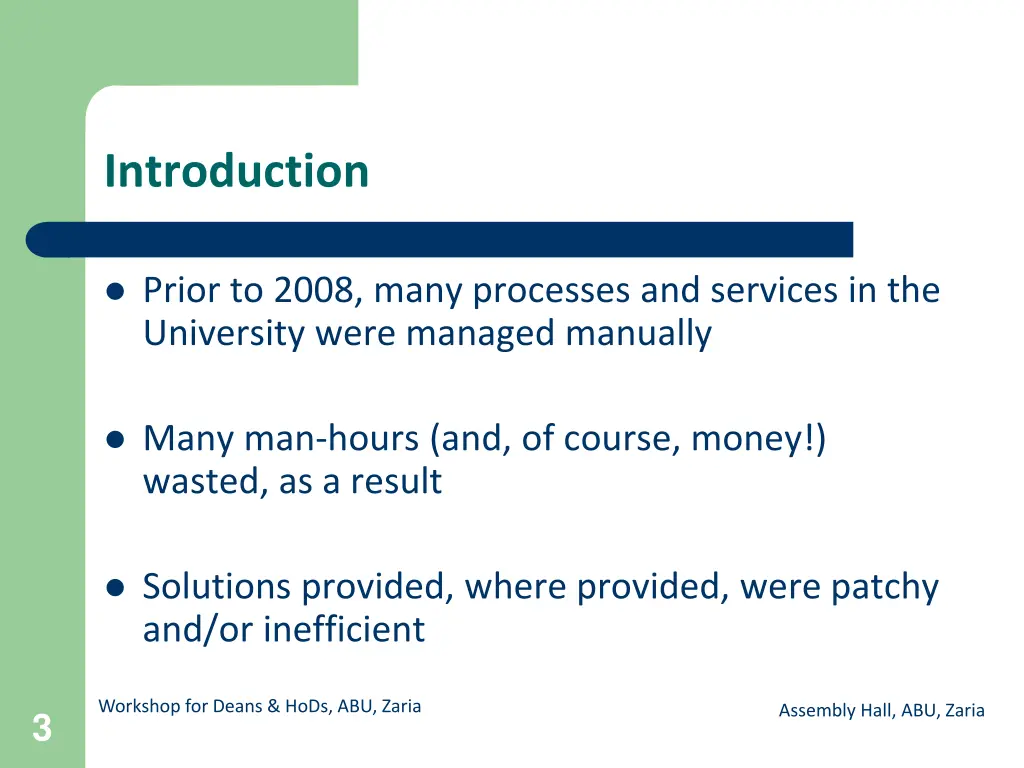 introduction
