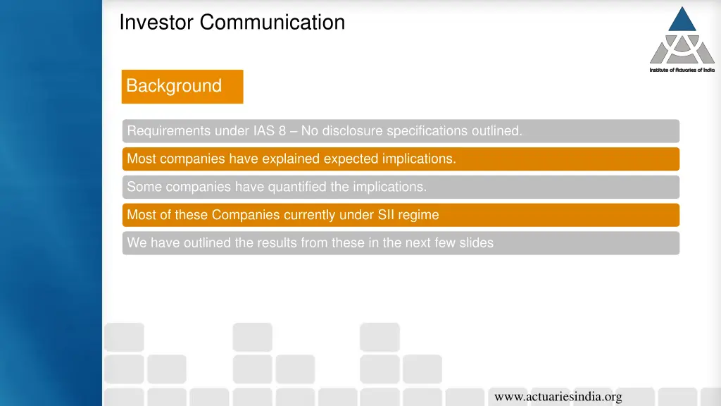 investor communication