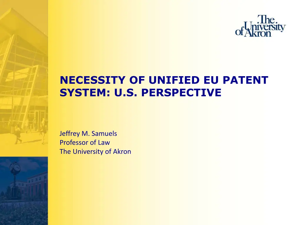 necessity of unified eu patent system