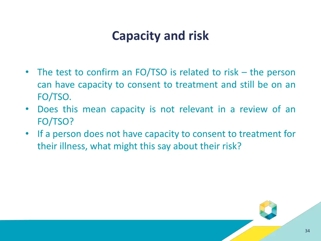 capacity and risk