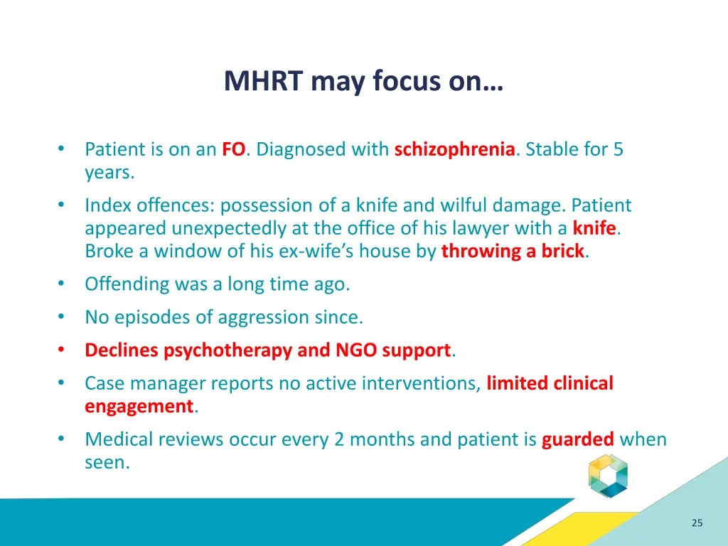 mhrt may focus on