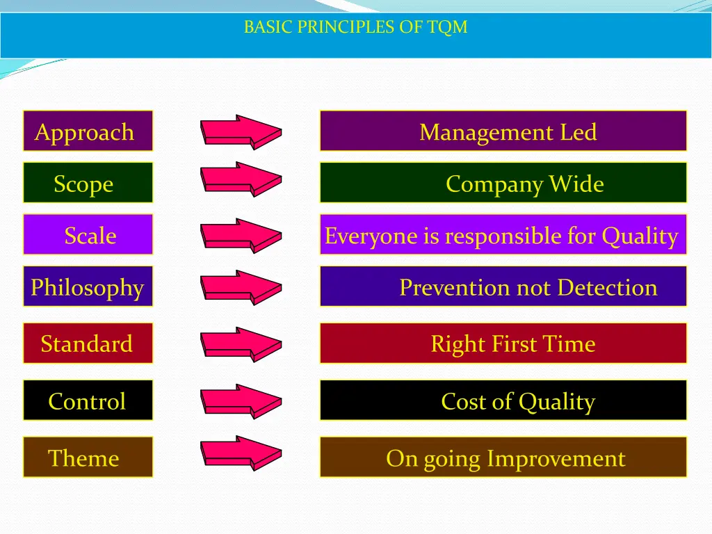 basic principles of tqm