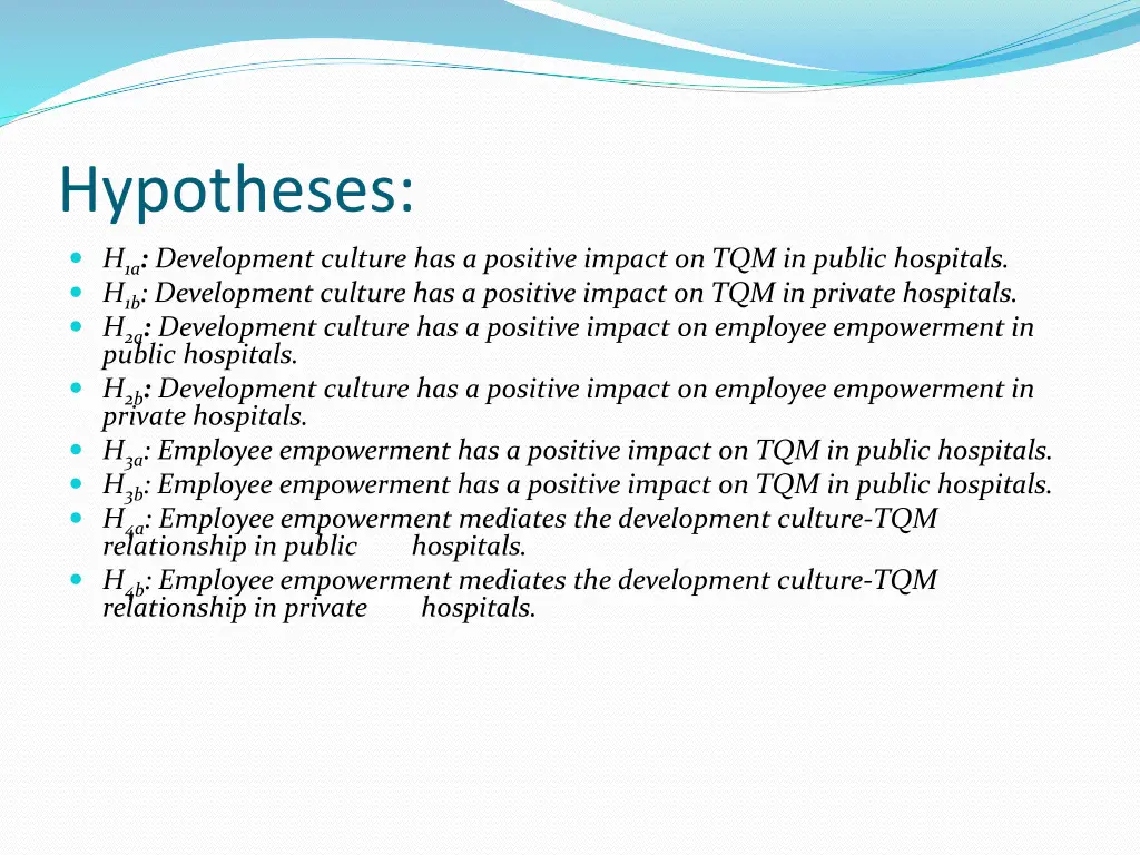 hypotheses