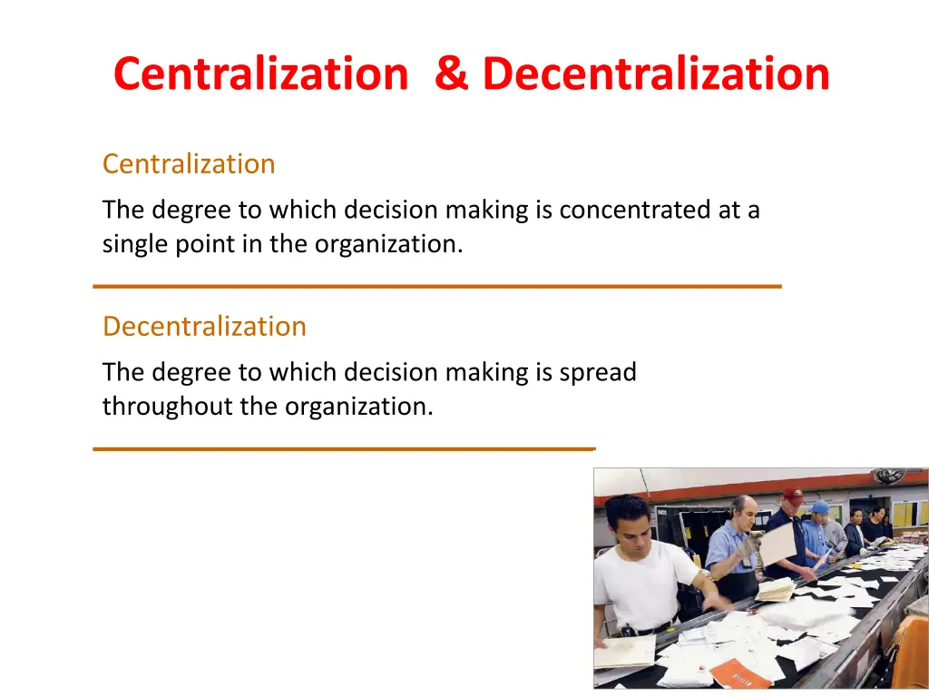 centralization decentralization