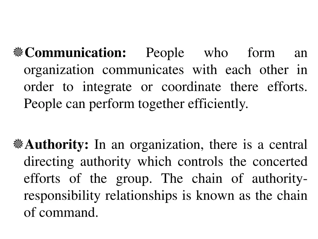 communication organization communicates with each