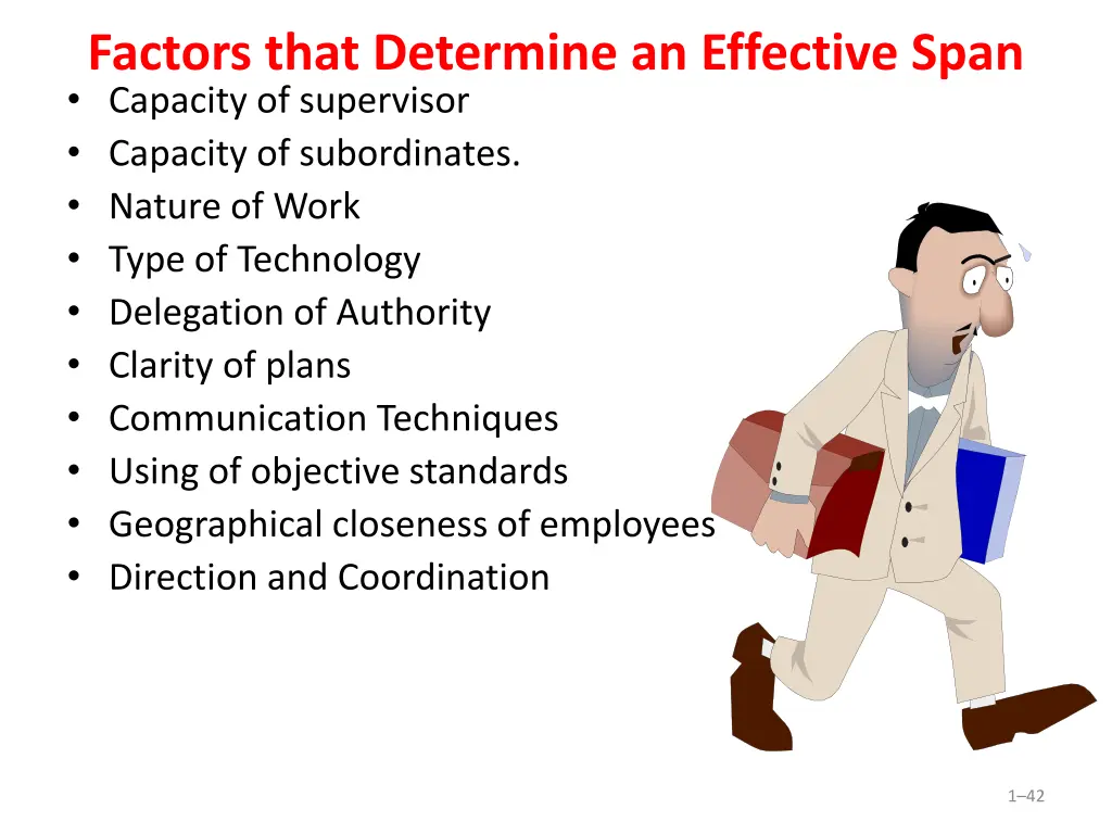 factors that determine an effective span capacity