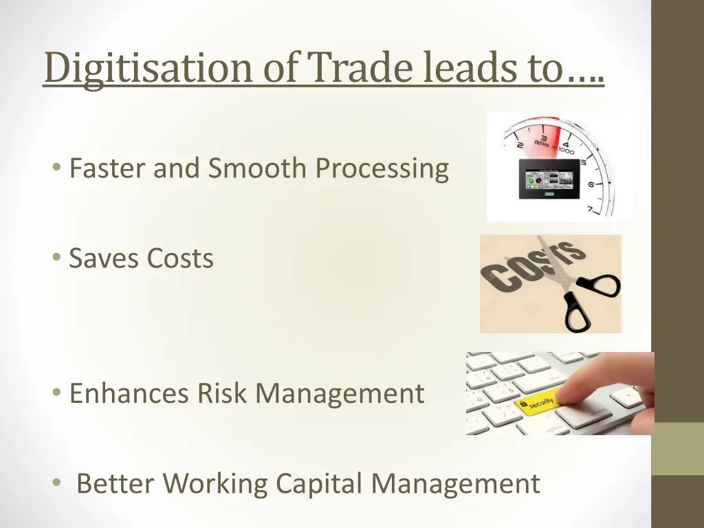 digitisation of trade leads to